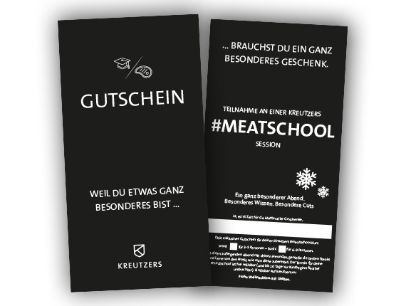 #MeatSchool Geschenkgutschein